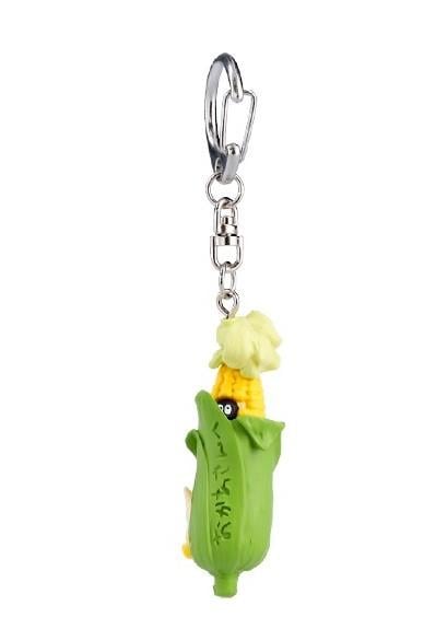 MY NEIGHBOR TOTORO -  Soot sprite in corn with Totoro - 3D Keychain - 2