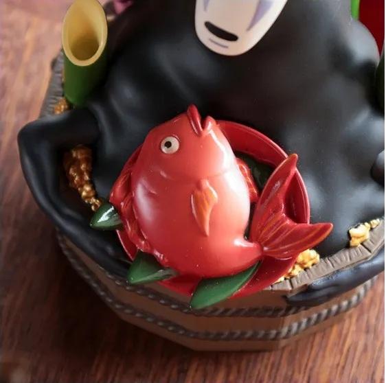 LE VOYAGE DE CHIHIRO - No Face Bassine d'or & Bambous - Diorama 18cm - 3