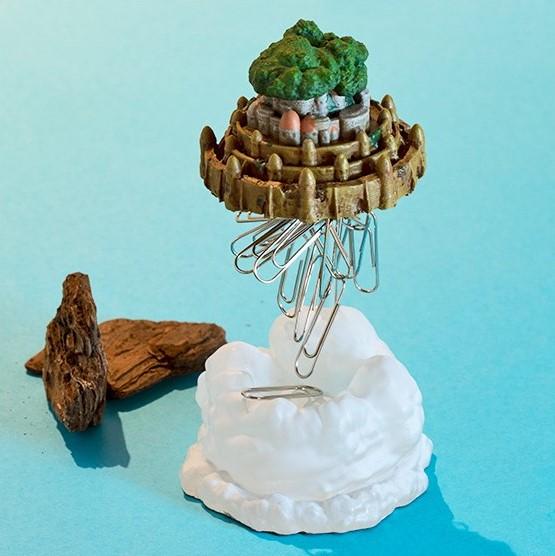 CASTLE IN THE SKY - Flying Castle - Magnetic statue 13cm - 3