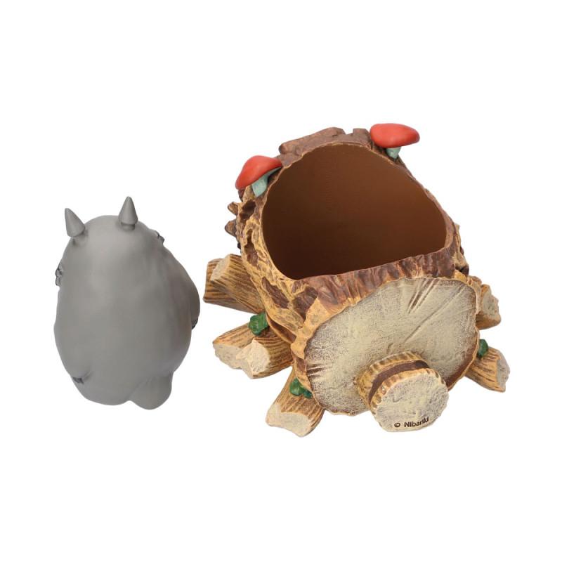 MY NEIGHBOR TOTORO - Grey Totoro & Catbus cart - Planter Frame 15.5cm - 4