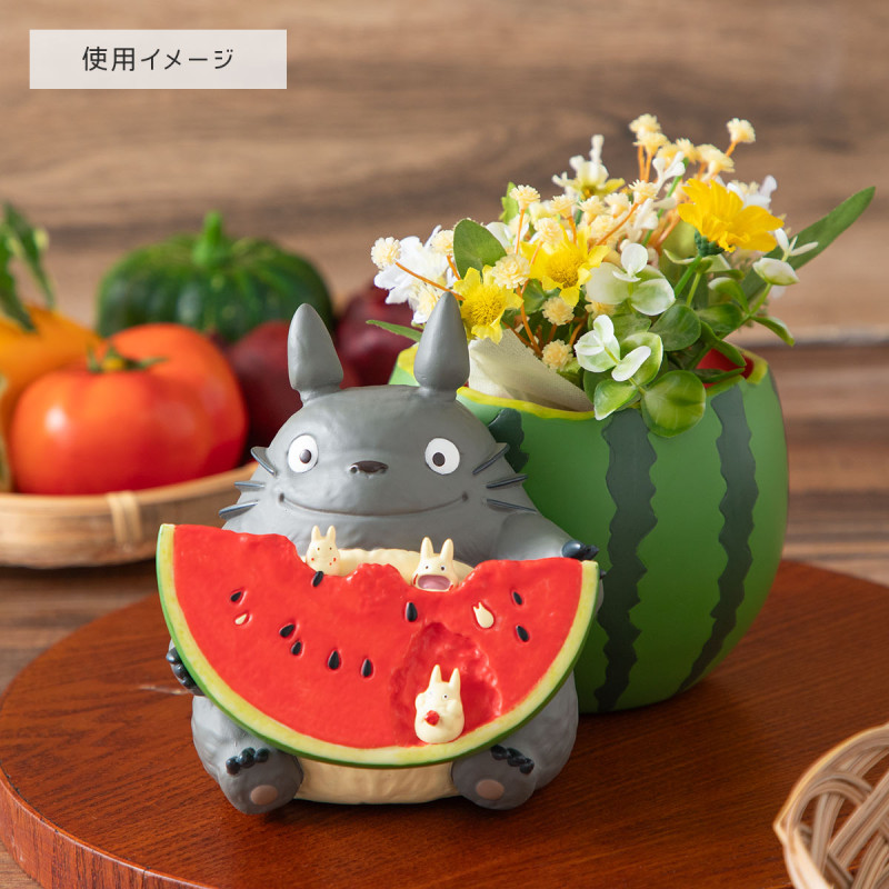 MON VOISIN TOTORO - Totoro Pastèque - Diorama Planter 16.5x13.5x18.5cm