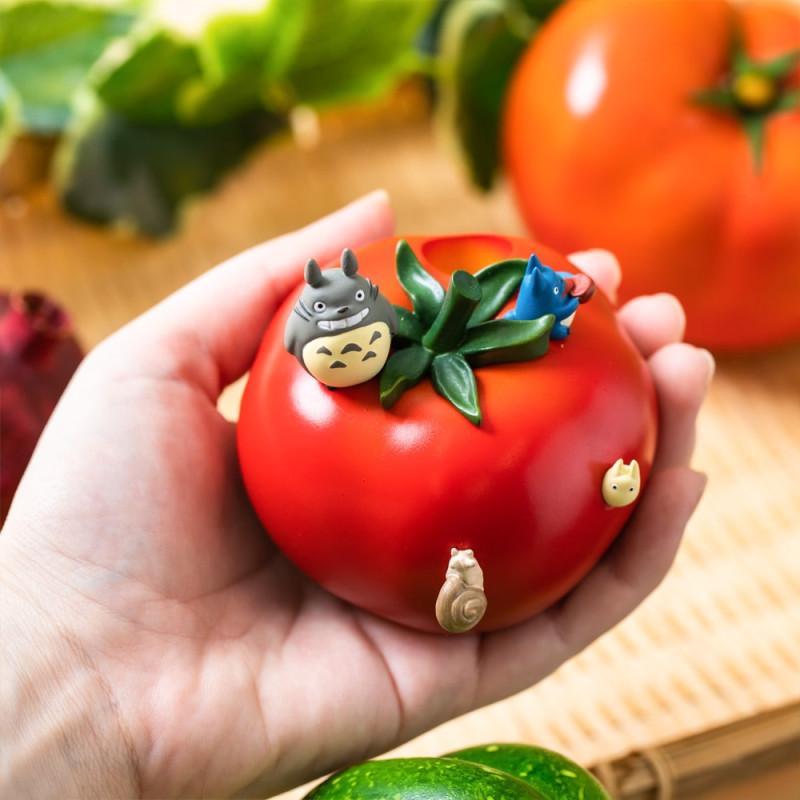 MON VOISIN TOTORO - Tomate - Figurine Soliflore 7.8cm - 5