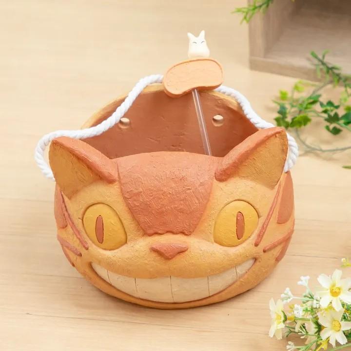 MON VOISIN TOTORO - Tête du Chatbus - Planter 19cm - 5