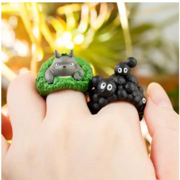 MON VOISIN TOTORO - Totoro - Assortiment 6 Anneaux - BLIND BOX - 2