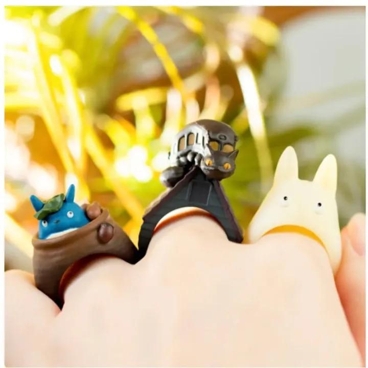 MON VOISIN TOTORO - Totoro - Assortiment 6 Anneaux - BLIND BOX - 3