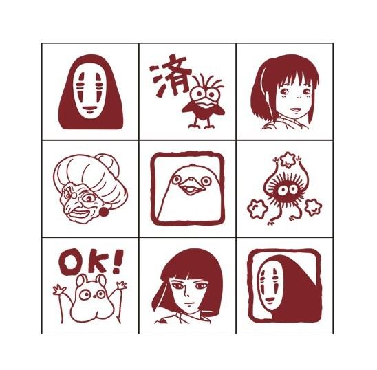 SPIRITED AWAY - Characters - Wooden stamps set - 2