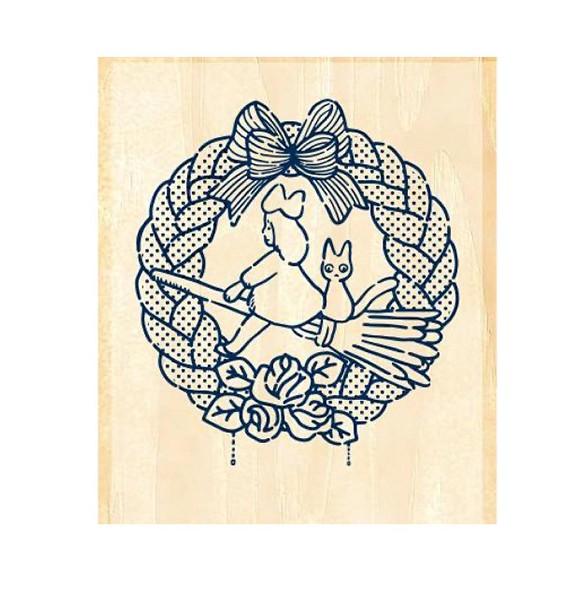 KIKI'S DELIVERY SERVICE - Bread crown - Wooden stamps 2x3x3.5cm - 2