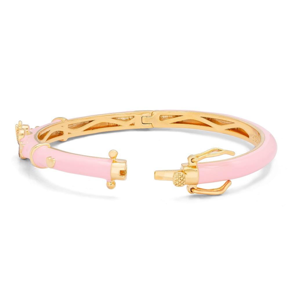 MINNIE - Bracelet Rose en Laiton Plaqué (D 5,3 cm) - 3