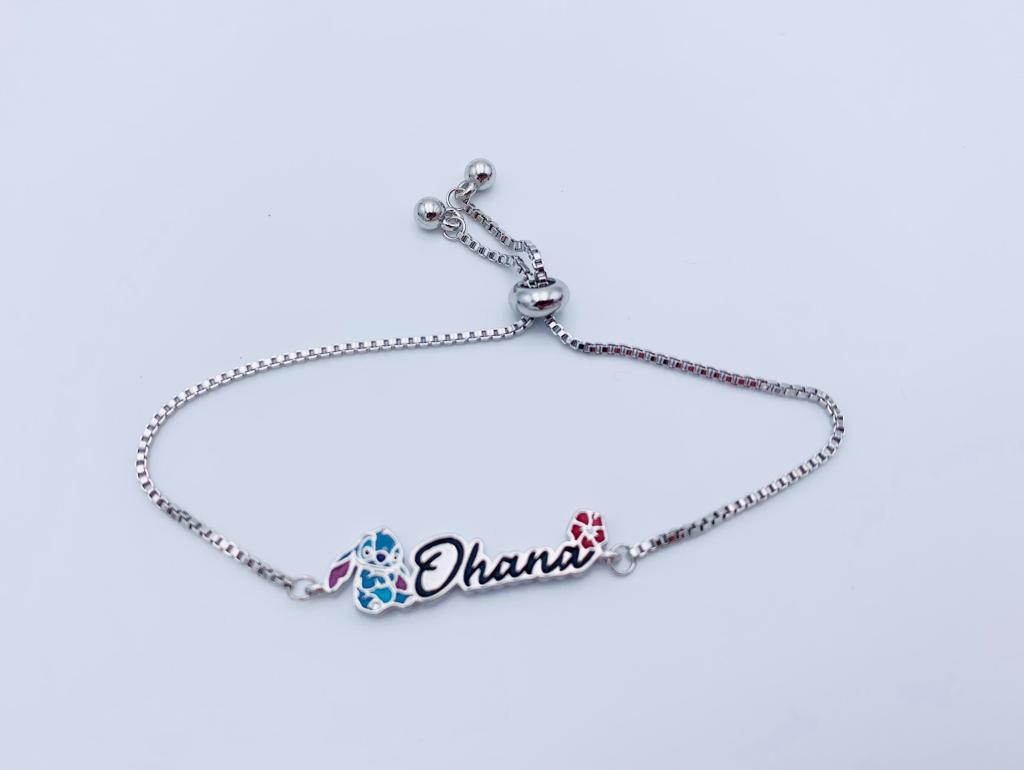 STITCH - Bracelet Ajustable en Laiton Plaqué - 2