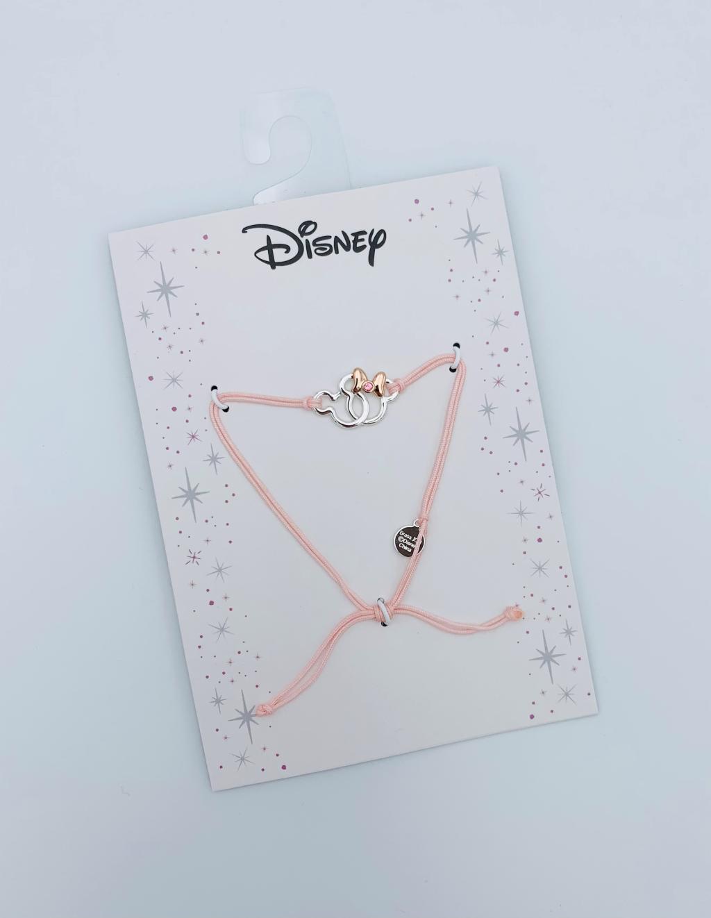 MINNIE - Bracelet Cordes Ajustable + Pendentif Laiton Plaqué - 2