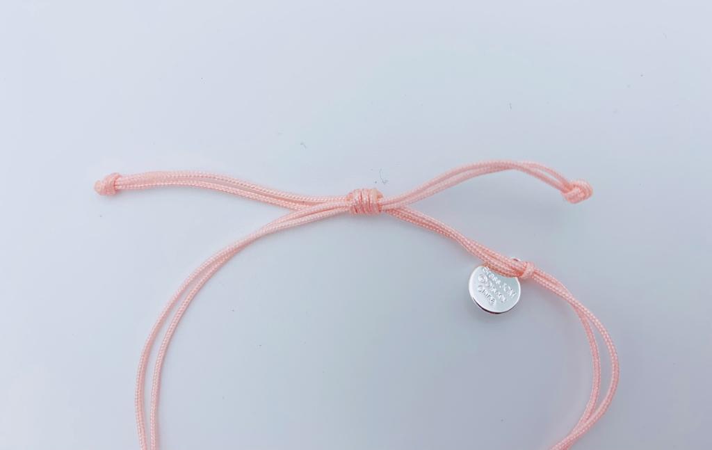 MINNIE - Bracelet Cordes Ajustable + Pendentif Laiton Plaqué - 4