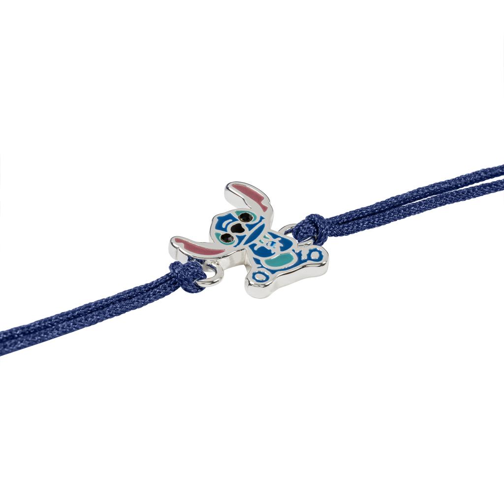 STITCH - Bracelet Cordes Ajustable + Pendentif Laiton Plaqué - 2