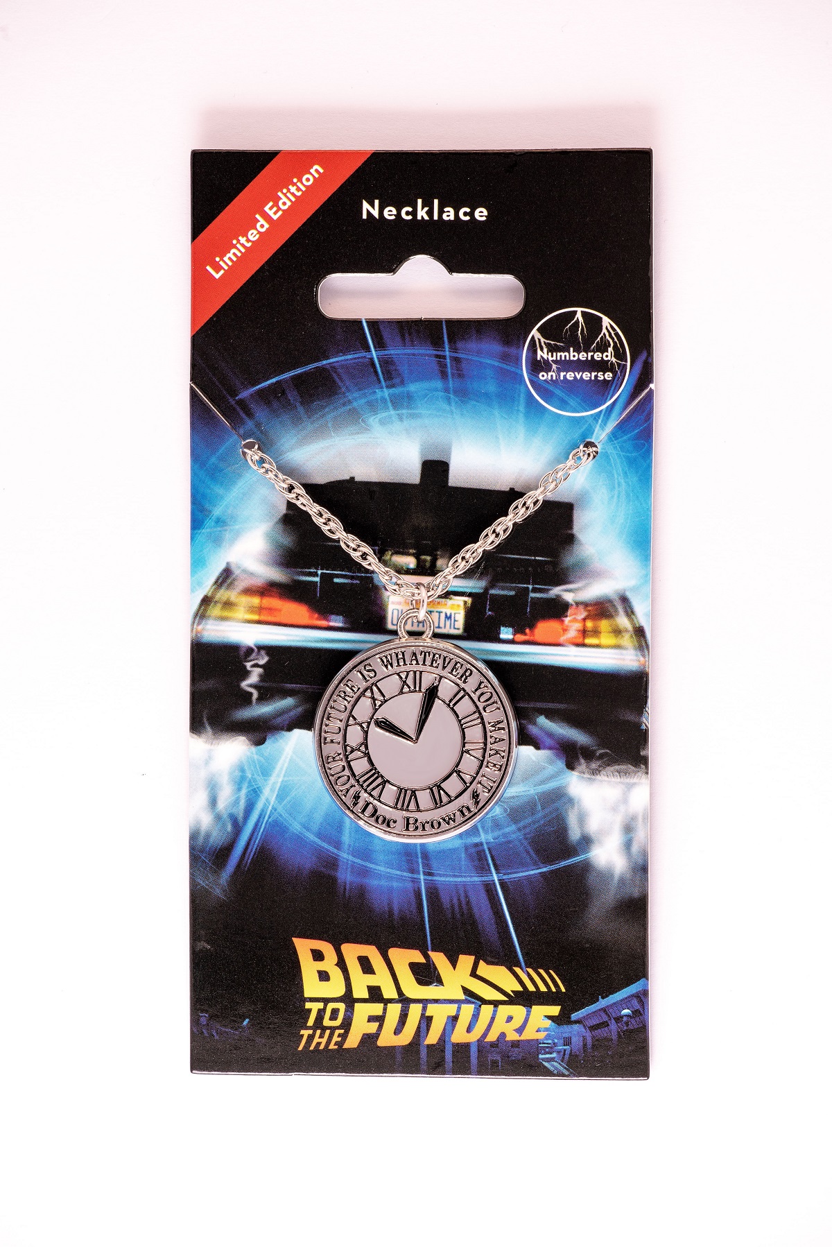 RETOUR VERS LE FUTUR Clock Tower Collier édition limitée