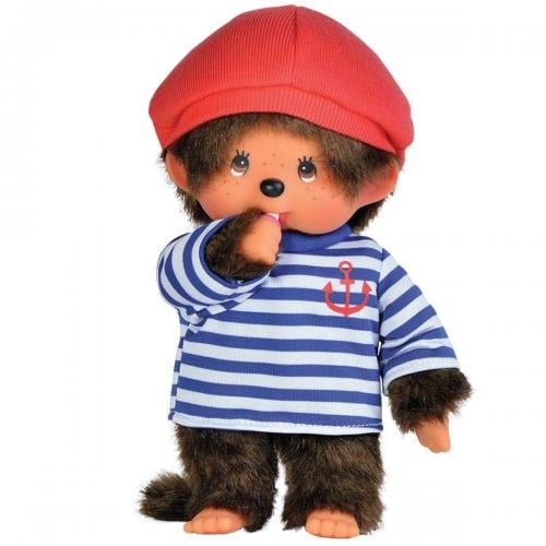 Bandai - Monchhichi - peluche - Papi 20 cm SE23314 : : Jeux et  Jouets