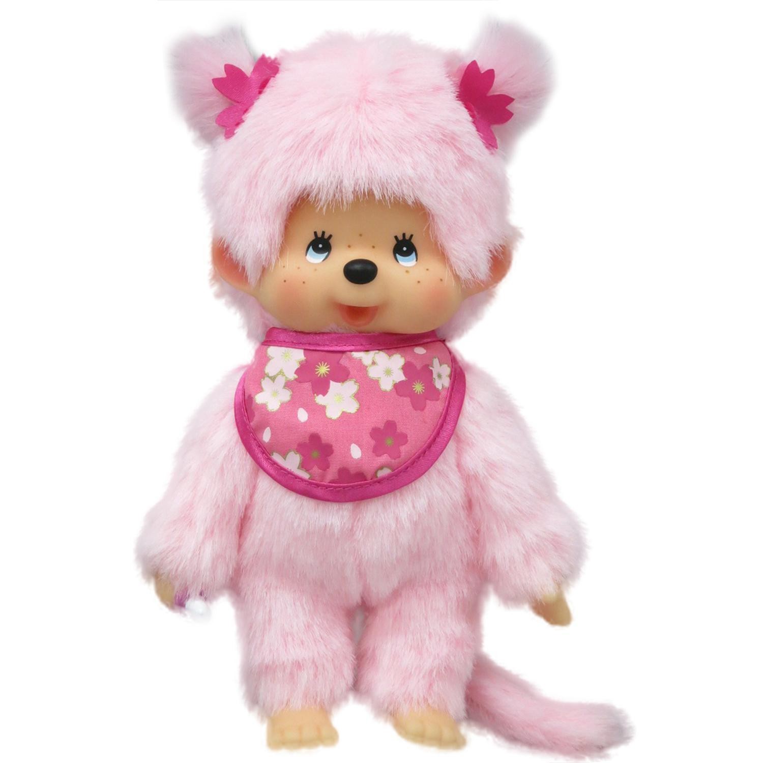 MONCHHICHI - Sakura - Plush 20cm : : Plush Bandai Red  Moncchichi