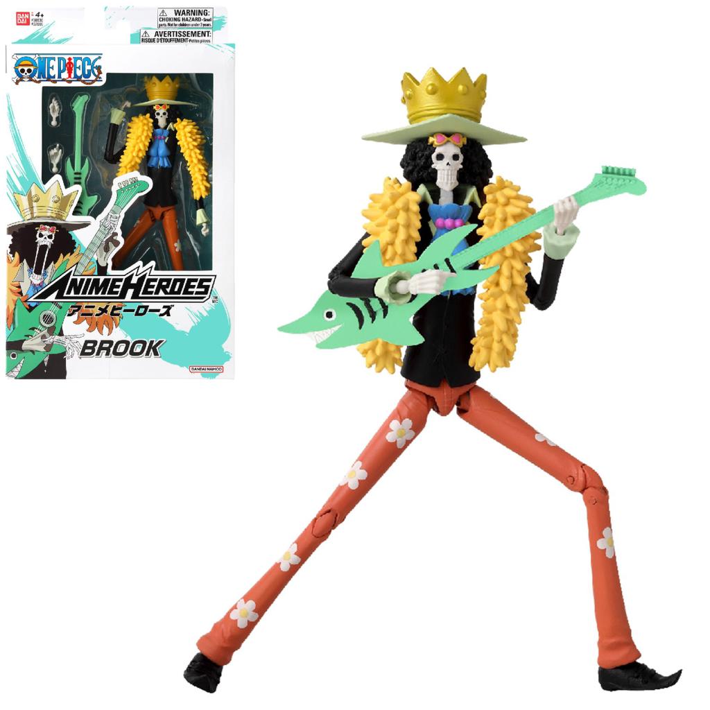 ONE PIECE Brook Figure Anime Heroes 17cm