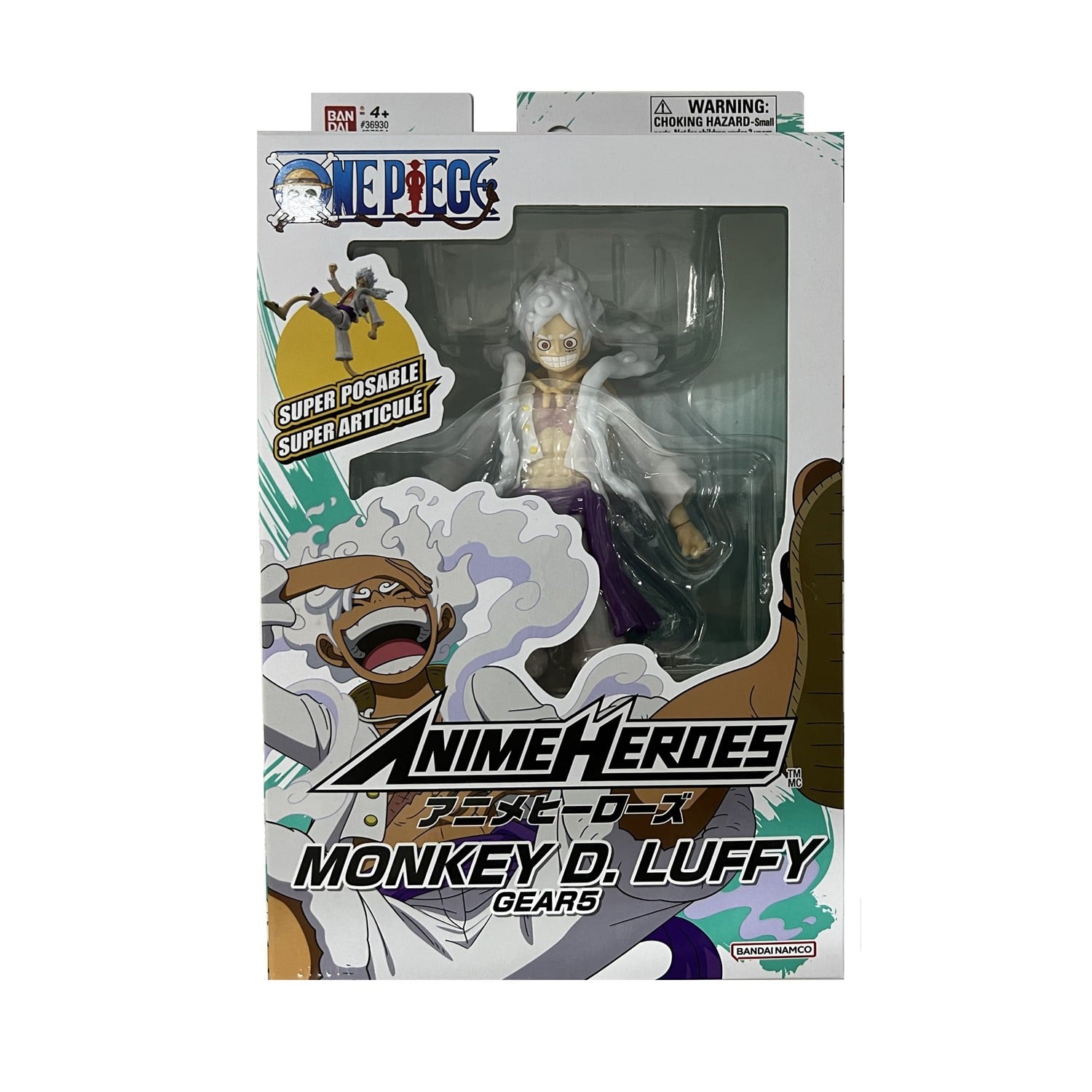 ONE PIECE - Luffy Gear 5 - Figurine Anime Heroes 17cm