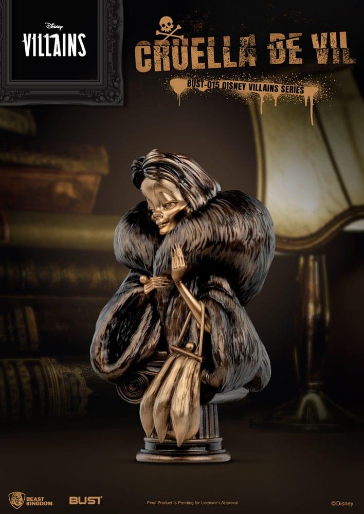 DISNEY - Cruella d'Enfer - Buste Villains Series PVC 16cm - 2