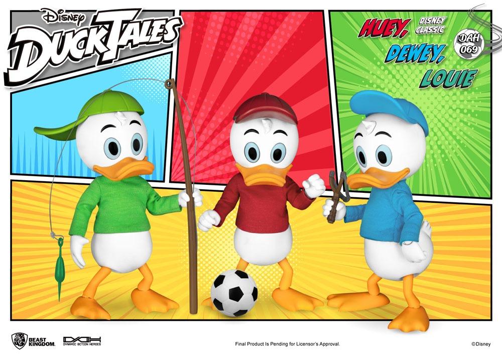 DUCKTALES - Riri Fifi et Loulou - Pack 3 Figurines Dynamic Heroes 10cm - 5