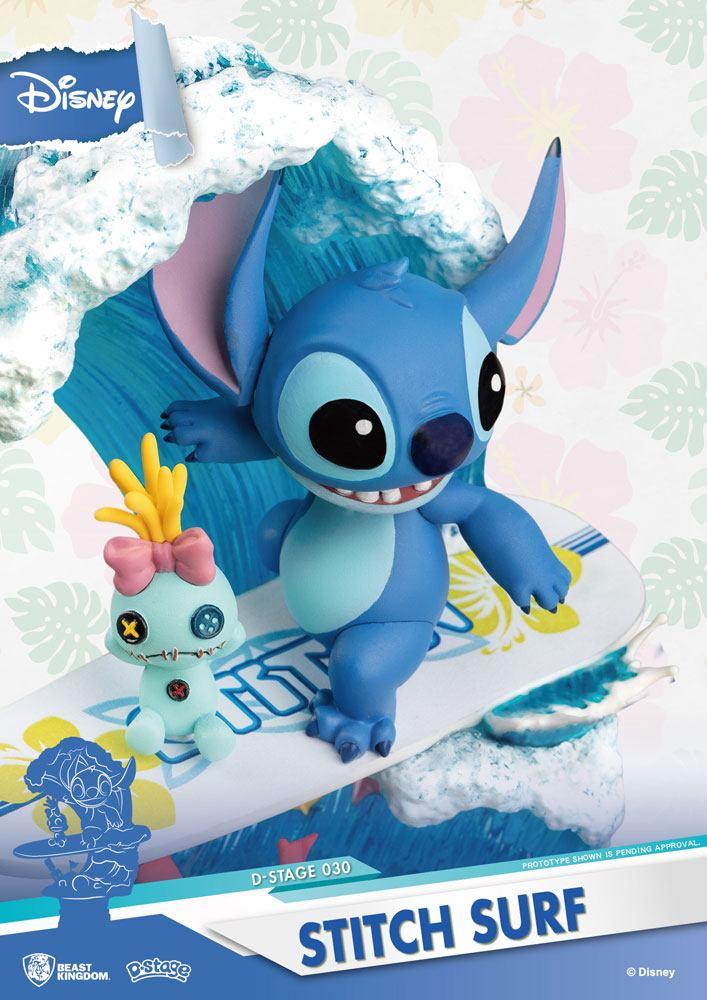 DISNEY - Stitch Surf - Diorama D-Stage Summer Series 15cm - 3