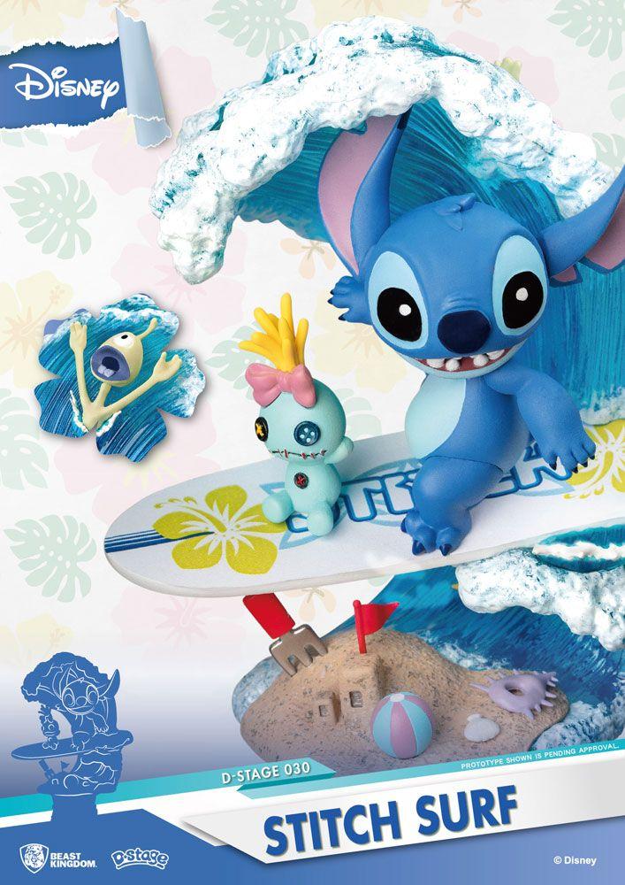 DISNEY - Stitch Surf - Diorama D-Stage Summer Series 15cm - 6
