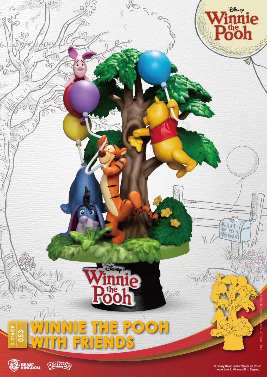 DISNEY - Winnie with Friends - Diorama D-Stage 15cm - 2
