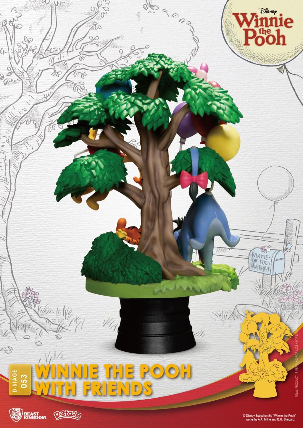 DISNEY - Winnie with Friends - Diorama D-Stage 15cm - 3