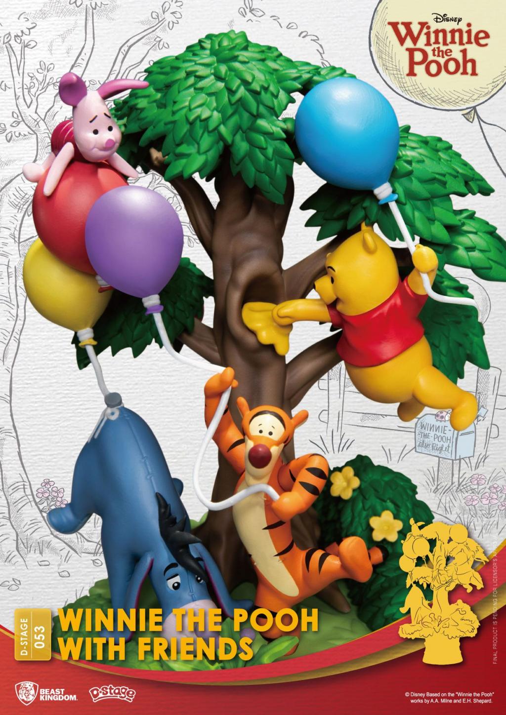 DISNEY - Winnie with Friends - Diorama D-Stage 15cm - 4