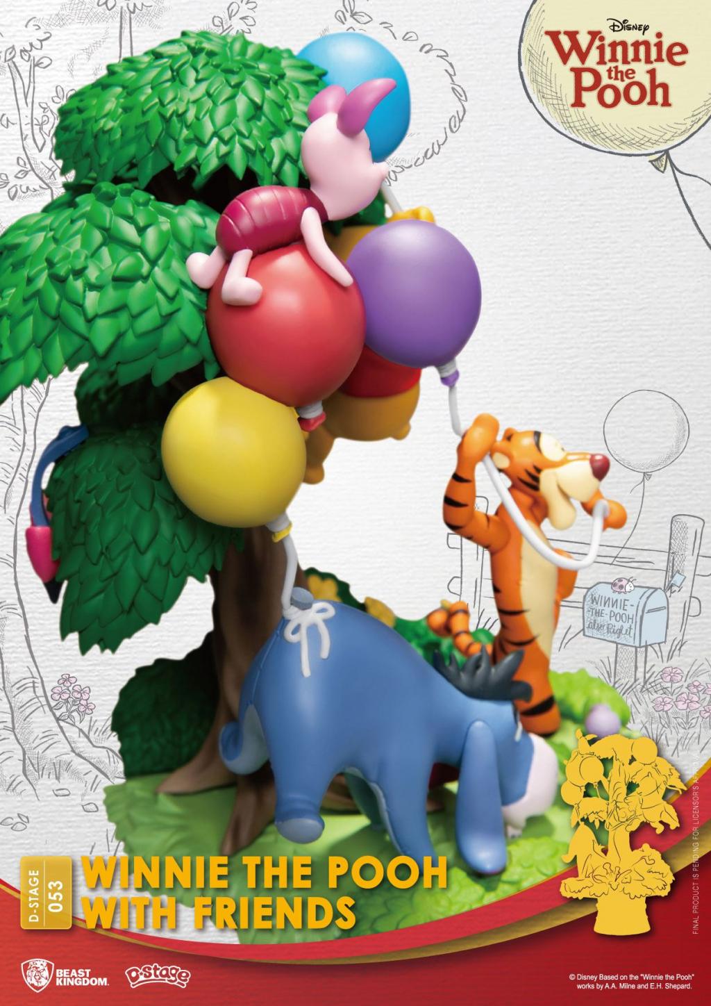 DISNEY - Winnie with Friends - Diorama D-Stage 15cm - 5
