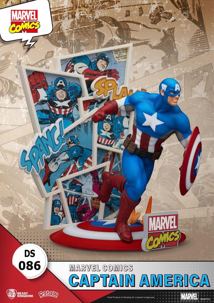 MARVEL - Captain America - Diorama D-Stage 16cm - 2