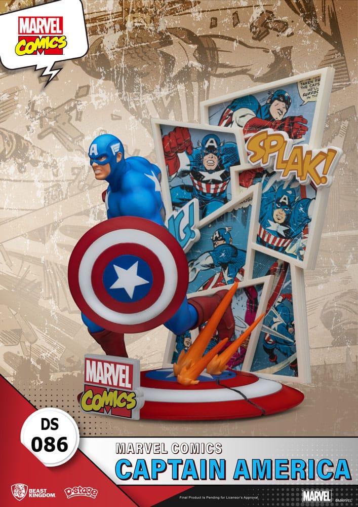 MARVEL - Captain America - Diorama D-Stage 16cm - 3