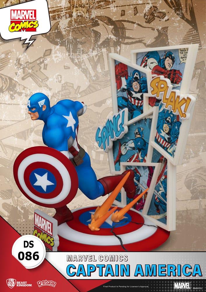 MARVEL - Captain America - Diorama D-Stage 16cm - 4