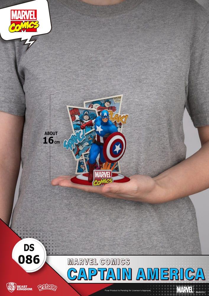MARVEL - Captain America - Diorama D-Stage 16cm - 6