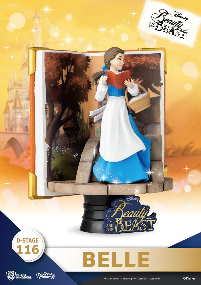 DISNEY - Belle - Statuette D-Stage Book Series Diorama PVC 13cm - 3