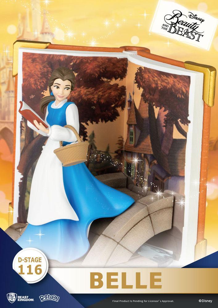 DISNEY - Belle - Statuette D-Stage Book Series Diorama PVC 13cm - 5