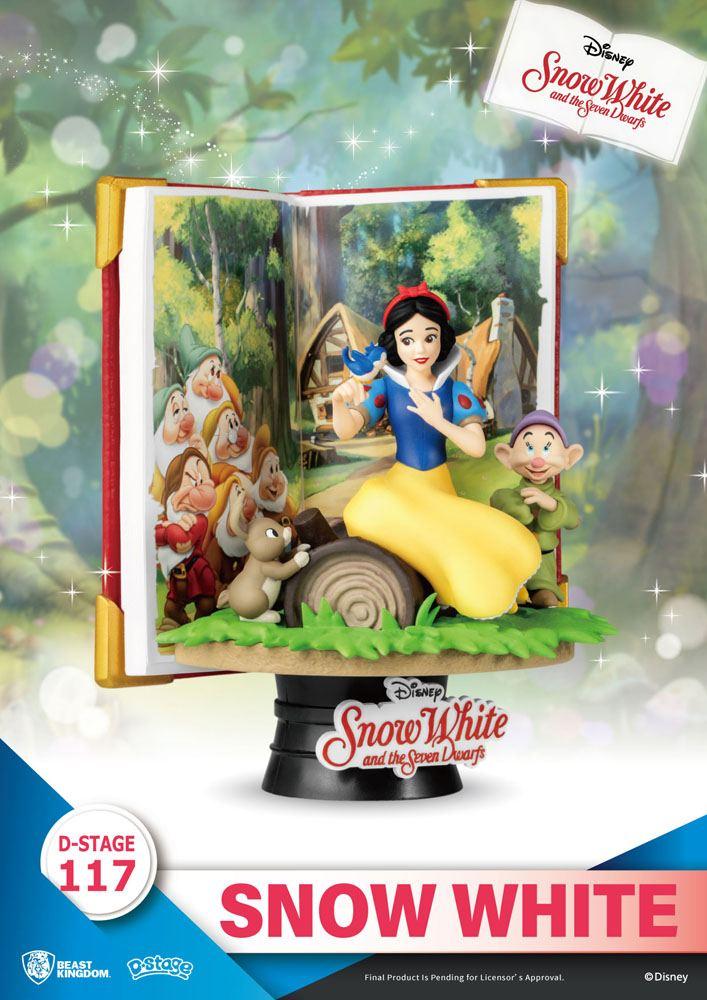 DISNEY - Blanche Neige -Statuette D-Stage Book Series Diorama PVC 13cm - 3