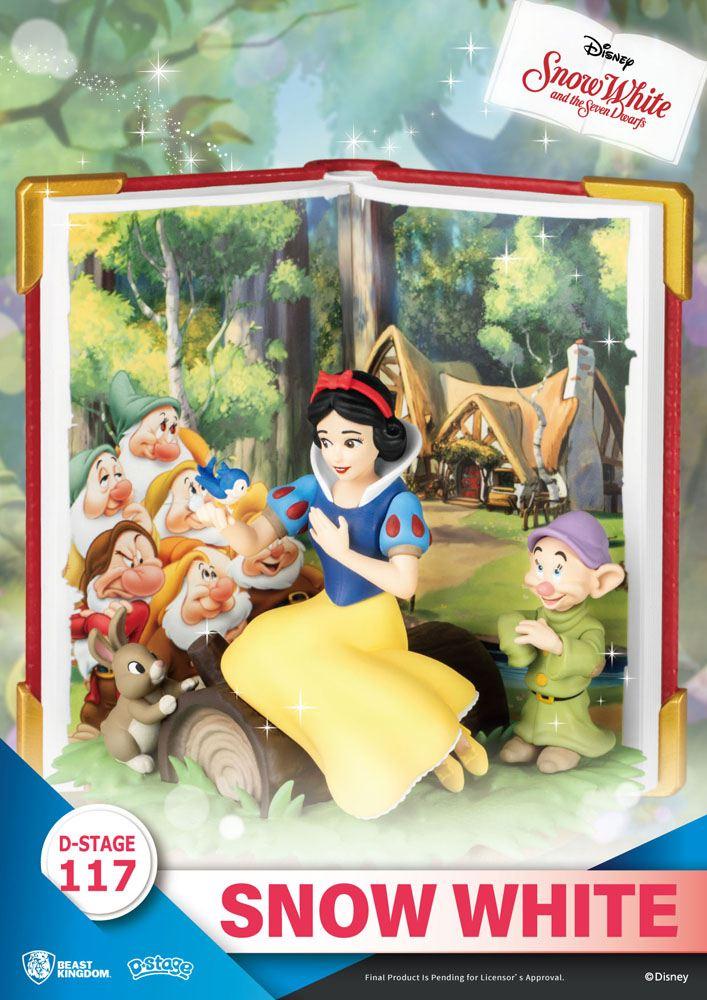 DISNEY - Blanche Neige -Statuette D-Stage Book Series Diorama PVC 13cm - 5