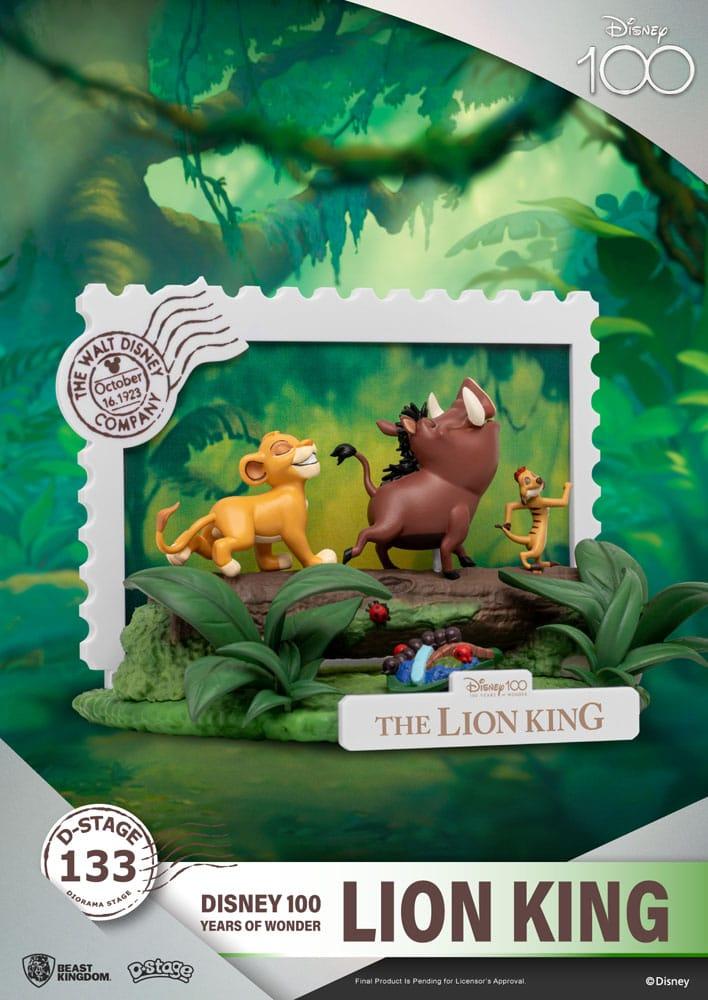 DISNEY - Le Roi Lion - Diorama D-Stage 100 Years of Wonder 10cm - 2