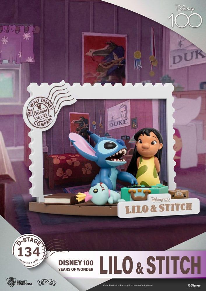 DISNEY - Lilo & Stitch - Diorama D-Stage 100 Years of Wonder 10cm - 2