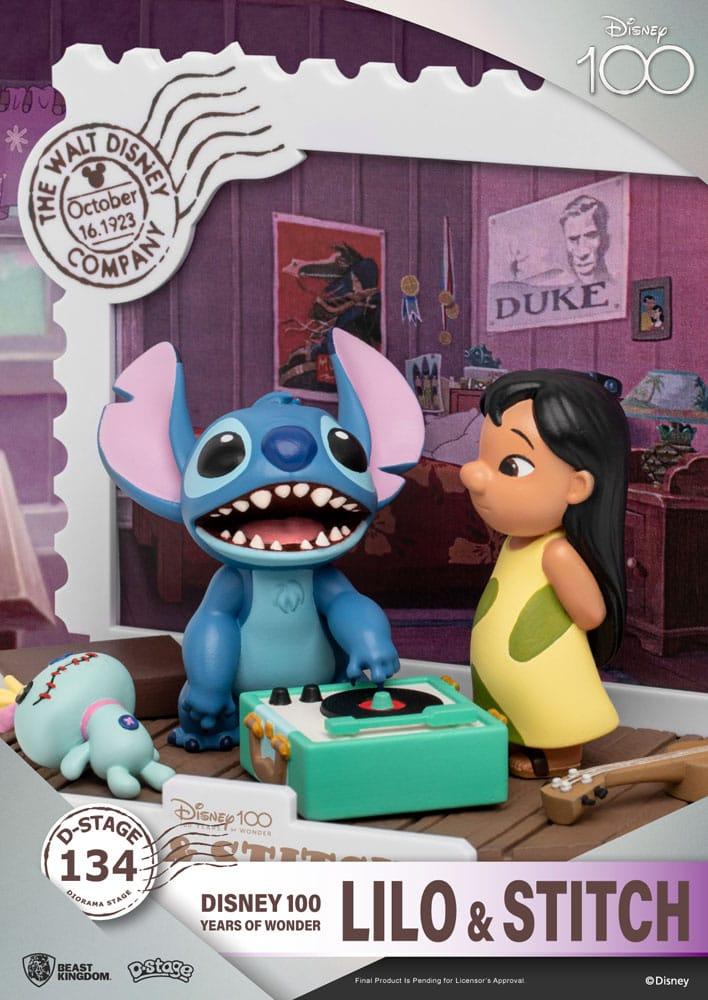 DISNEY - Lilo & Stitch - Diorama D-Stage 100 Years of Wonder 10cm - 4