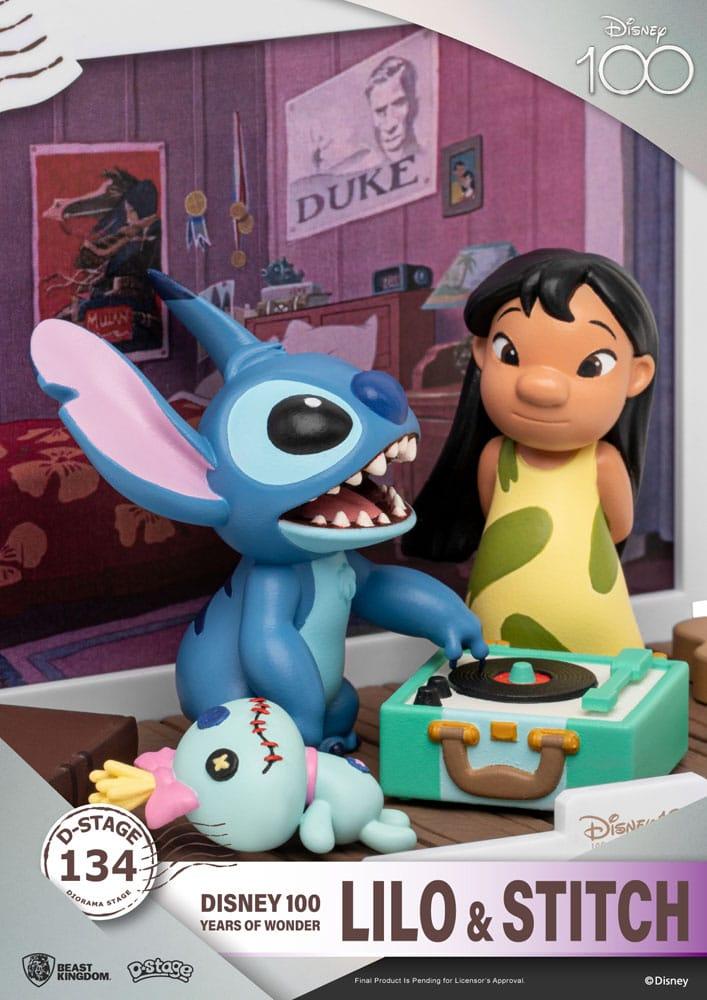 DISNEY - Lilo & Stitch - Diorama D-Stage 100 Years of Wonder 10cm - 5