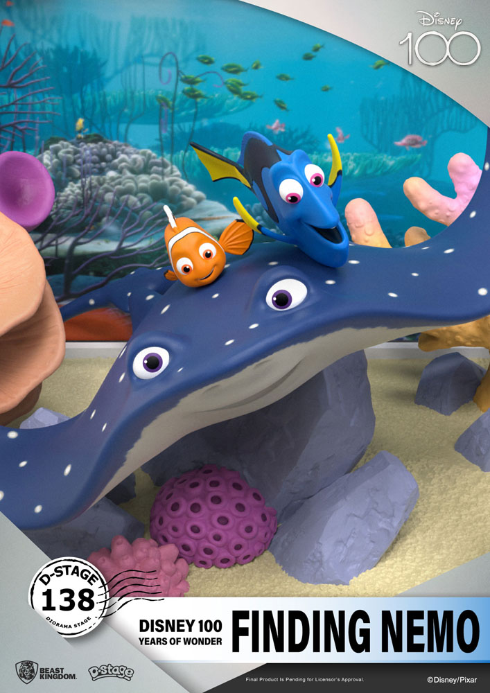 DISNEY 100EME ANNIV. - Le Monde de Nemo - Diorama D-Stage 12cm :  : Figurine Beast Kingdom DISNEY