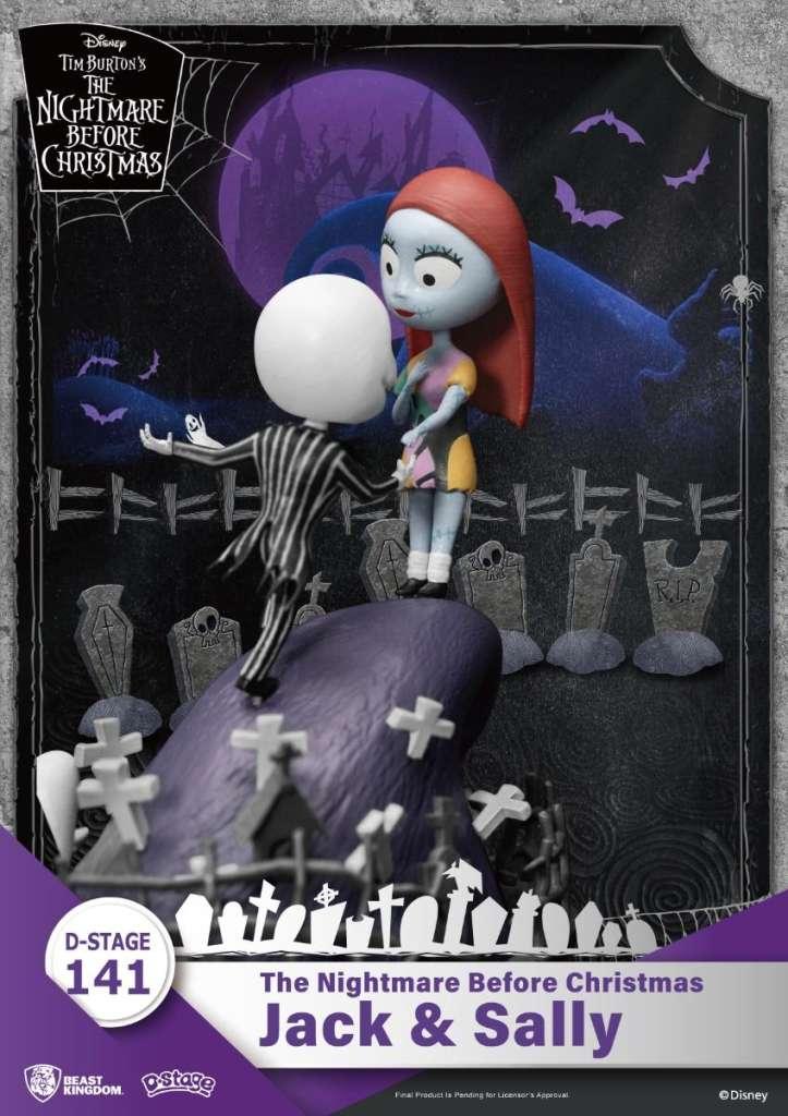 L'ETRANGE NOEL DE MONSIEUR JACK - Jack & Sally - Diorama D-Stage 15cm - 2