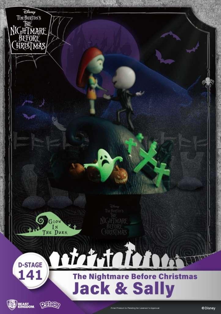 L'ETRANGE NOEL DE MONSIEUR JACK - Jack & Sally - Diorama D-Stage 15cm - 3