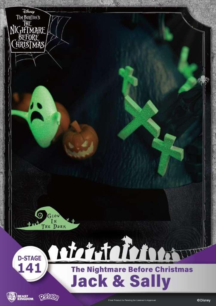 L'ETRANGE NOEL DE MONSIEUR JACK - Jack & Sally - Diorama D-Stage 15cm - 4