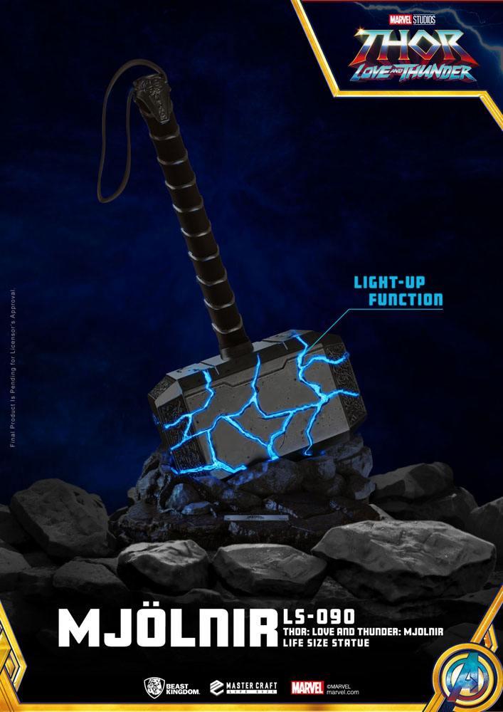 THOR : LOVE AND THUNDER - Mjolnir - Statuette 53cm - 2