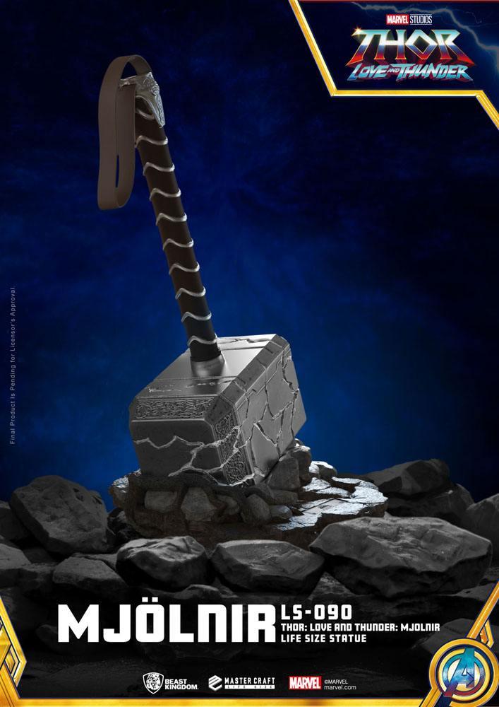 THOR : LOVE AND THUNDER - Mjolnir - Statuette 53cm - 3