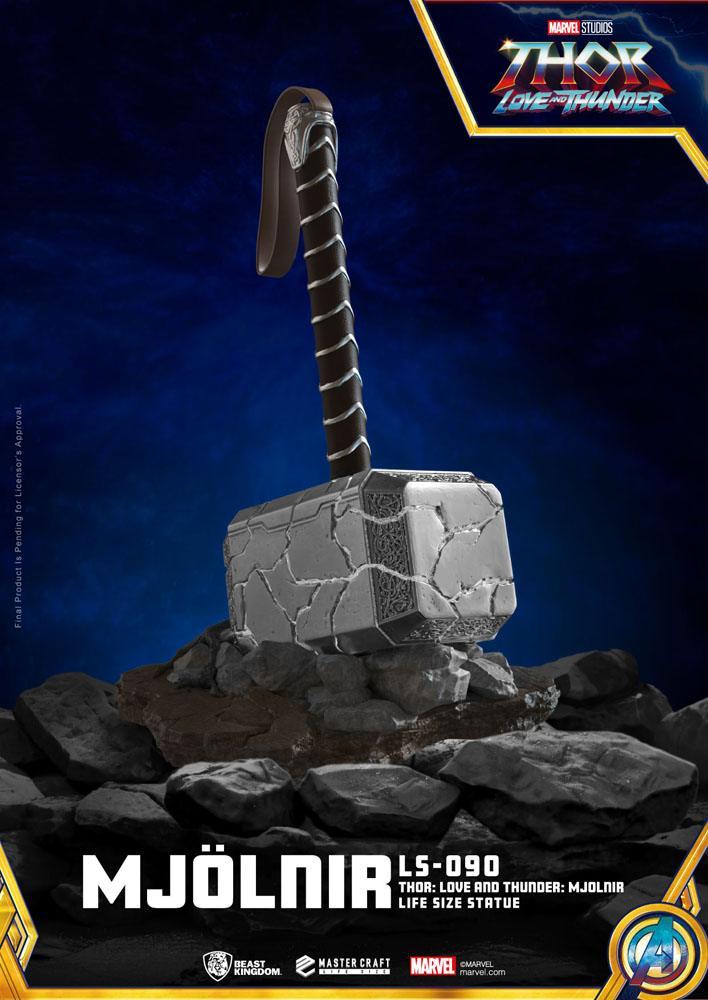 THOR : LOVE AND THUNDER - Mjolnir - Statuette 53cm - 4