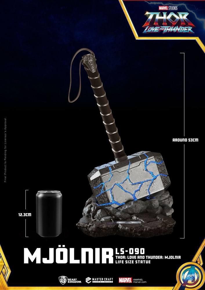 THOR : LOVE AND THUNDER - Mjolnir - Statuette 53cm - 5