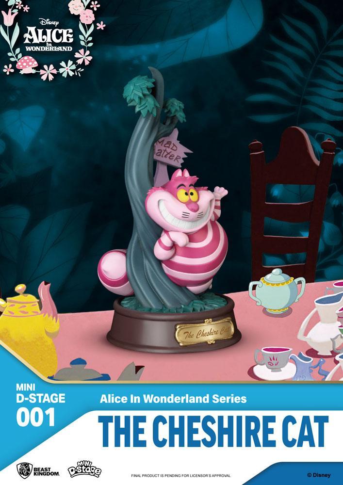 DISNEY - The Cheshire Cat - Statue Mini Diorama 10cm - 2
